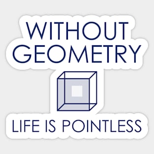 Without Geometry Sticker